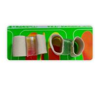 Welnove Separatori per alluce valgo per dita sovrapposte, 6 distanziatori e correttore per alluce valgo, per donne e uomini, raddrizzatore in gel con 2 anelli, allevia il dolore al piede dal