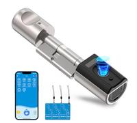 WELOCK Serratura intelligente con impronta digitale, cilindro Keyless Smart Lock Core 5 in 1, serratura elettronica Bluetooth APP Serratura intelligente, scheda RFID, IP65, per casa, ufficio