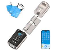 WELOCK U41 PRO Serratura Smart,Serratura Impronta Digitale con Password,Carte RFID e APP,serratura elettronica WiFi,Cilindro 40x30 per porte da 50 a 100mm,Smart Lock Facile Installazione