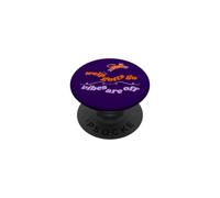 Welp Gotta Go Vibe Off Cat Pouncing Bad Vibe PopSockets PopGrip Adesivo
