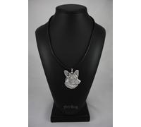 Welsh Corgi Cardigan - collana rivestita d’argento, alta qualità Art Dog IT