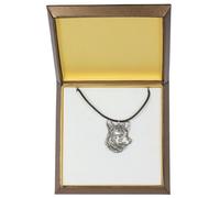 Welsh Corgi - Collana In Argento Con Un Cane In Una Scatola Art Dog DE