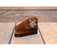 Welsh Corgi Pembroke - Legno Portacandele Con Dem Immagine di Un Cane , Art Dog