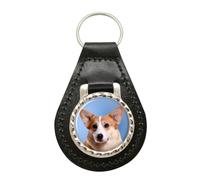 Welsh Corgi Pembroke Pelle Portachiavi