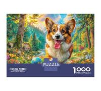 Welsh Corgi Pembroke Puzzle 1000 Pezzi, Jigsaw Puzzle Difficili Per Adulti E Ragazzi Dai 14 Anni in Su, Home Giochi Puzzle 70x50cm/1000pcs