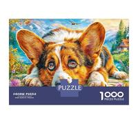Welsh Corgi Pembroke Puzzle 1000 Pezzi, Jigsaw Puzzle Per Adulti E Ragazzi Dai 14 Anni in Su, Giochi Stimolanti Per Tutta La Famiglia 70x50cm/1000pcs