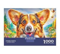 Welsh Corgi Pembroke Puzzle 1000 Pezzi, Puzzle Impossibile 1000 Pezzi, Gioco Di Sfida Intellettuale 52x38cm/1000pcs
