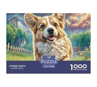Welsh Corgi Puzzle Collezione D'Autore - 1000 Pezzi Ricercati Con Eccellenti Rappresentazioni Di Opere D'Arte - Il Regalo Di Festa Per Eccellenza, 14+ 52x38cm/1000pcs