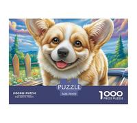 Welsh Corgi Puzzle Da Intrattenimento Di Qualità - 1000 Pezzi Con Raffigurazioni Artistiche Di Grande Impatto - Regalo Divertente Per Tutta La Famiglia 70x50cm/1000pcs