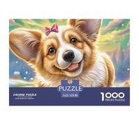 Welsh Corgi Puzzle Della Galleria D'Arte - 1000 Pezzi Con Immagini Che Ispirano E Meravigliano - Il Regalo Di Festa Che Piace A Tutti 52x38cm/1000pcs