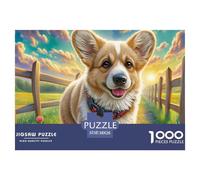 Welsh Corgi Puzzle Della Galleria D'Arte - 1000 Pezzi Con Immagini Che Ispirano E Meravigliano - Il Regalo Di Festa Che Piace A Tutti 38x26cm/1000pcs