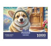 Welsh Corgi Puzzle Di Ispirazione Museale Per La Famiglia - 1000 Pezzi Con Stampe Puzzle Di Elevata Qualità Artistica - Il Regalo Per Eccellenza Per Un Pubblico 14+ 70x50cm/1000pcs