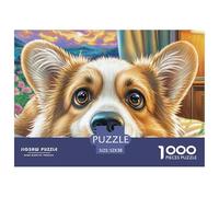Welsh Corgi Puzzle Intrattenimento Da 1000 Pezzi Con Magnifiche Opere D'Arte - Fonte Di Divertimento E Regalo Intelligente Per Adulti Dai 14 Anni 52x38cm/1000pcs
