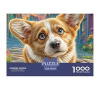 Welsh Corgi Puzzle Ispirato Ai Capolavori Dei Musei - 1000 Pezzi Con Immagini D'Arte Di Profondo Impatto Visivo - Per Divertirsi E Regalare, Consigliato 14+ 70x50cm/1000pcs
