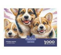 Welsh Corgi Puzzle Ispirato Alle Collezioni Museali - 1000 Pezzi Con Capolavori Artistici in Miniatura - Un Regalo Di Classe Per Grandi E Piccoli 70x50cm/1000pcs