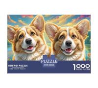 Welsh Corgi Puzzle Raffinato Da 1000 Pezzi Con Illustrazioni Artistiche Di Alto Livello - Il Regalo Di Festa Perfetto Per Adulti E Bambini Di Tutte Le Età 38x26cm/1000pcs