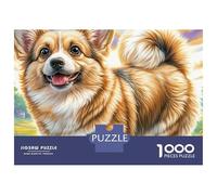 Welsh Corgi Puzzle Regalo 1000 Pezzi Corgi che scodinzola Pezzi Uniformi Per Bambini Educativi Facile Da Assemblare Mappa Di Riferimento 38x26cm/1000pcs