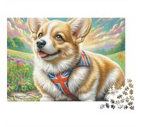Welsh Corgi Puzzle Scenario stupendo 1000 Pezzi Cartone Resistente Per Ragazzi 14+, Difficile Ma Soddisfacente, Regalo Compleanno Originale 70x50cm/1000pcs