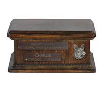 Welsh Corgi - Urna per Hundeasche Con Rilievo, Niedriges Modello, Art Dog