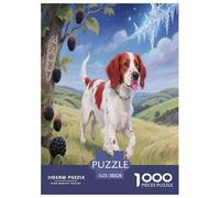 Welsh Springer Spaniel 1000 Pezzi Intrattenimento Creativo Colore Cute Pets Romantico Regalo Per Uomini E Donne Per Adulti E Bambini Da 12 Anni Puzzle 38x26cm/1000pcs