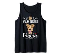 Welsh Terrier Mama Dog Lover Puppy Dog Mom Funny Mothers Day Canotta