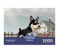 Welsh Terrier Puzzle 1000 Pezzi Pet Dog - Sfida Familiare Creativa, Cartone Resistente, Poster Incluso, Relax Garantito - 70x50cm/1000pcs