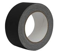 WELSTIK Gaff Tape in puro cotone, nero, 50 mm x 25 m, nastro in tessuto opaco