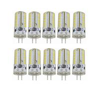 WELSUN GY6.35 Lampadine LED 4W AC/DC 12V 24V G6.35 / GY6.35 Base Bipolare JC Tipo LED Lampadina di Ricambio Incandescente 50W Alogena Non Dimmerabile AC12V DC12-24V Confezione da 10 Bianco Freddo