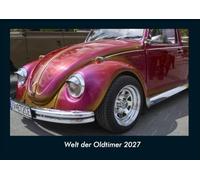 Welt der Oldtimer 2027 Fotokalender DIN A4: Monatskalender mit Bild-Motiven von Autos, Eisenbahn, Flugzeug und Schiffen