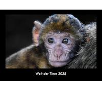Welt der Tiere 2025 Fotokalender DIN A3: Monatskalender mit Bild-Motiven von Haustieren, Bauernhof, wilden Tieren und Raubtieren