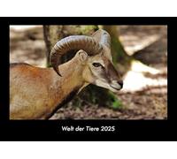 Welt der Tiere 2025 Fotokalender DIN A3: Monatskalender mit Bild-Motiven von Haustieren, Bauernhof, wilden Tieren und Raubtieren