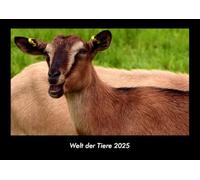 Welt der Tiere 2025 Fotokalender DIN A3: Monatskalender mit Bild-Motiven von Haustieren, Bauernhof, wilden Tieren und Raubtieren