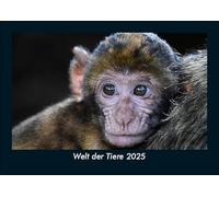 Welt der Tiere 2025 Fotokalender DIN A5: Monatskalender mit Bild-Motiven von Haustieren, Bauernhof, wilden Tieren und Raubtieren