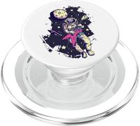 Weltall Rockstar - Basso astronauto, colore: Nero PopSockets PopGrip per MagSafe