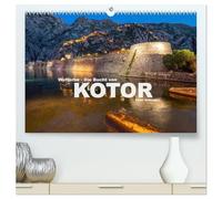 Welterbe - Die Bucht von Kotor (hochwertiger Premium Wandkalender 2026 DIN A2 quer), Kunstdruck in Hochglanz: Die atemberaubende Landschaft rund um den südlichsten Fjord von Europa.