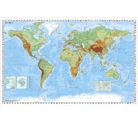 Weltkarte physisch - Wandkarte/Poster NEUE AUFLAGE