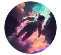 Weltraum-Astronauten-Puzzle für Erwachsene, 1000-teiliges Papierpuzzle, perfektes Geschenk für Geburtstage, Weihnachten, Halloween, Erntedankfest, Ostern, 1000 Teile (67,5x67,5cm)