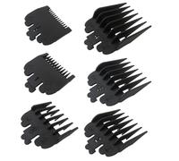 WELURE Set di 6 protezioni per tagliacapelli compatibili con modelli Wa-hl MC2 MC3 multiuso 79607, nero