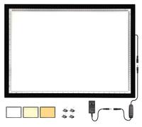 WELZK 10000+ Lux High Bright leuchttisch a2, 3 Colors Light Pad. 10 Levels Dimming Diamond Painting leuchttisch, Tracing lichtpad, Drawing leuchtpad, etc
