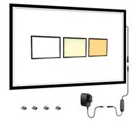 WELZK A1 Light Pad for Diamond Painting, 7000 Lux Light Board for Tracing | 7000 Lux Ultra Bright, 34.5"x22.8" Extra Large, 3 Color Modes (Cool/Warm/Natural), 10 Levels & Stepless Dimming, for Drawing