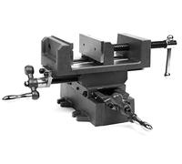 WEN CV414 4,2 pollici Compound Cross Slide Forza Industriale Benchtop e Trapano Press Vise, Nero