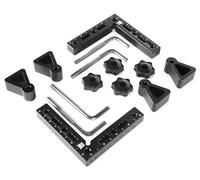 WEN Quadrati di posizionamento di precisione a 90 gradi da 4,5 pollici e blocchi di configurazione con bilancia incisa al laser (ME900L)