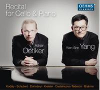 Wen-Sinn Yang Recital for Cello & Piano (CD) Album