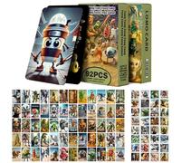 WENAUANG Italian Brainrot Carte Set, con 60 Carta da Collezione e 32 Adesivi, Breirot Figurine Carta, Gioco di Carte Psichedelico con Personaggi Unici, Regalo per Bambini, Ragazzi, Feste e Party