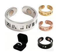 Wenbones Anello per il Benessere, Supporto contro Vampate di Calore & Sudorazione Notturna - Perfetto per la Vita Quotidiana (argento)