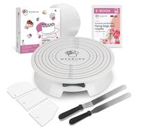 Wenburg Piatto Girevole Set Sac À Poche Supporto Per Torte Spatola
