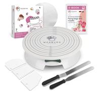 Wenburg Piatto Girevole Set Sac À Poche Supporto Per Torte Spatola
