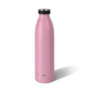 wenco Borraccia in acciaio inox, 0,75 l/750 ml, isolata e a tenuta stagna, per bevande fredde e calde, utilizzabile anche come thermos, senza BPA, colore: rosa