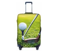 WenDang Copertura elastica per valigie con stampa campo da golf, per migliorare la protezione, adatta per viaggiatori unisex, bianco, XL