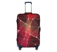 WenDang Custodia protettiva elastica per valigie con stampa di costellazione della galassia rossa, migliora la protezione, adatta per viaggiatori unisex, bianco, XL